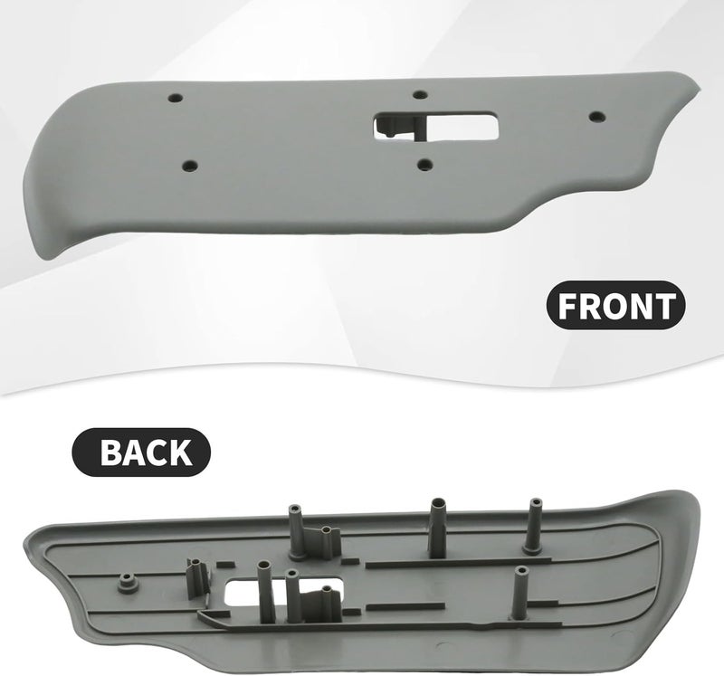 Anxingo 88941672 Front Left Driver Side Seat Switch Trim Bezel Panel, Replacement for Chevrolet Avalanche 1500 2500 3500 2003-2006 Replacement for GMC Sierra 1500 2500 3500 2003-2006 - Image 4